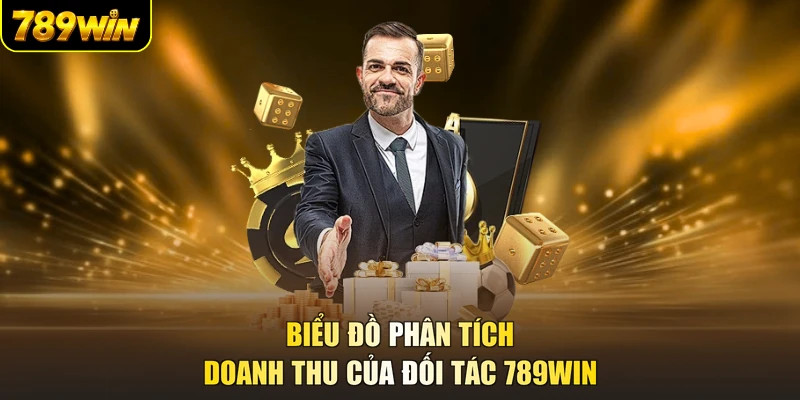 Biểu đồ phân tích doanh thu của đối tác 789WIN