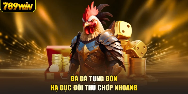 Đá gà tung đòn hạ gục đối thủ chớp nhoáng